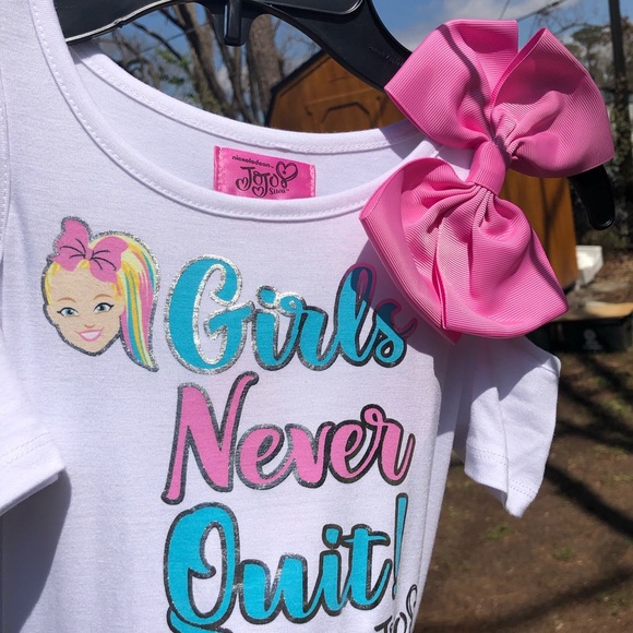 🗣LAST ONE Jojo siwa girls pink blue bow dress NWT - Picture 7 of 8